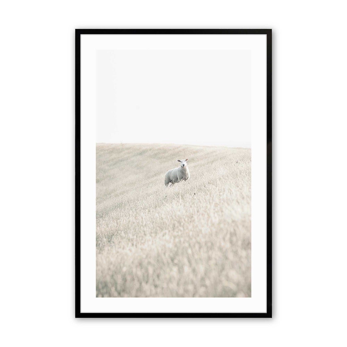 [Color:Satin Black], Picture of art in a Satin Black frame