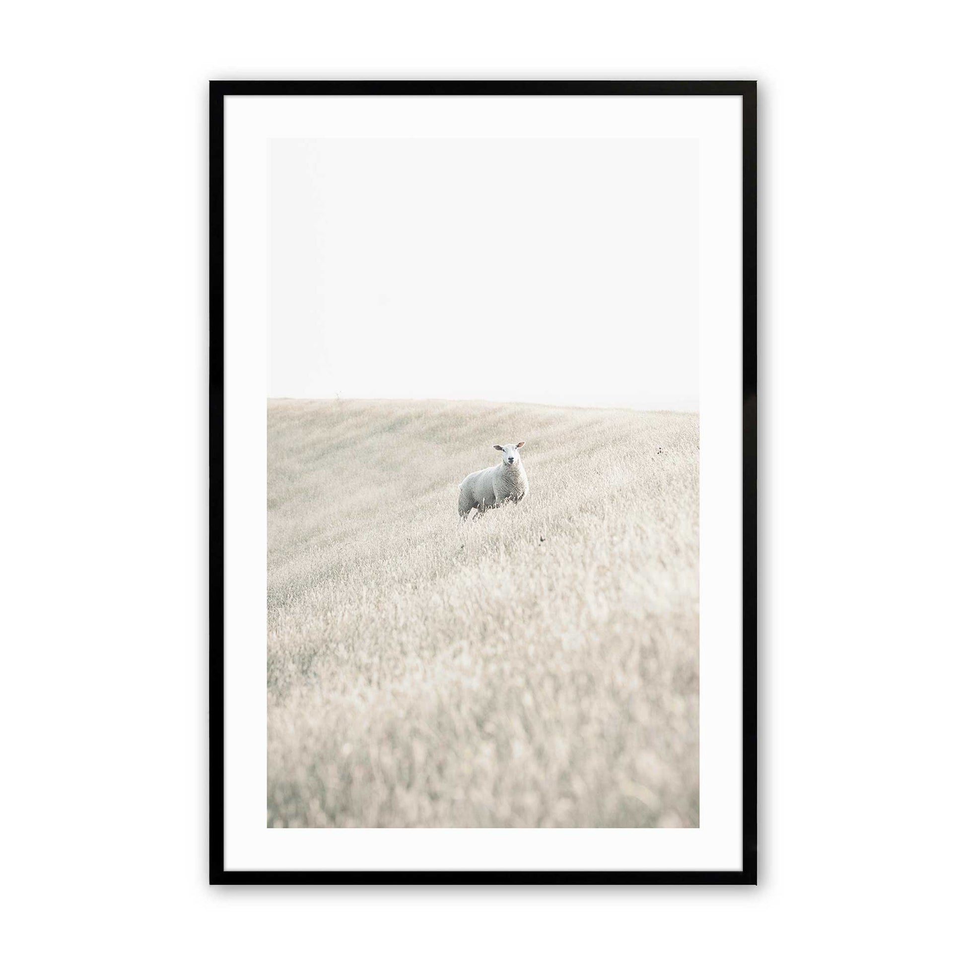 [Color:Satin Black], Picture of art in a Satin Black frame