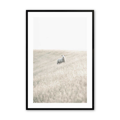 [Color:Satin Black], Picture of art in a Satin Black frame