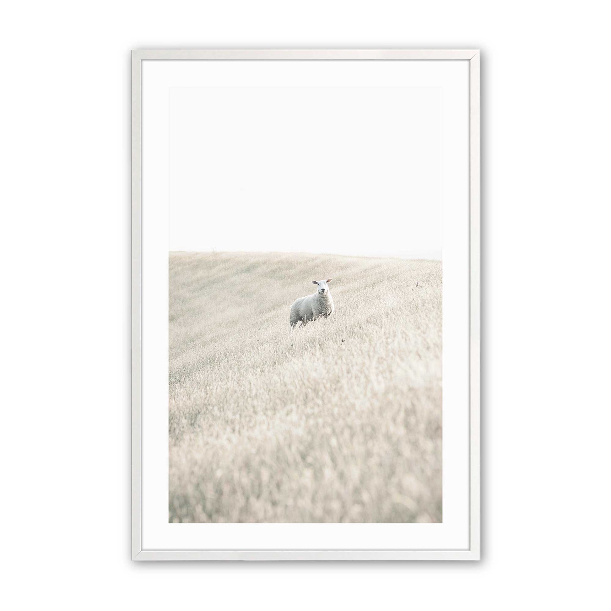 [Color:Opaque White] Picture of art in a Opaque White frame