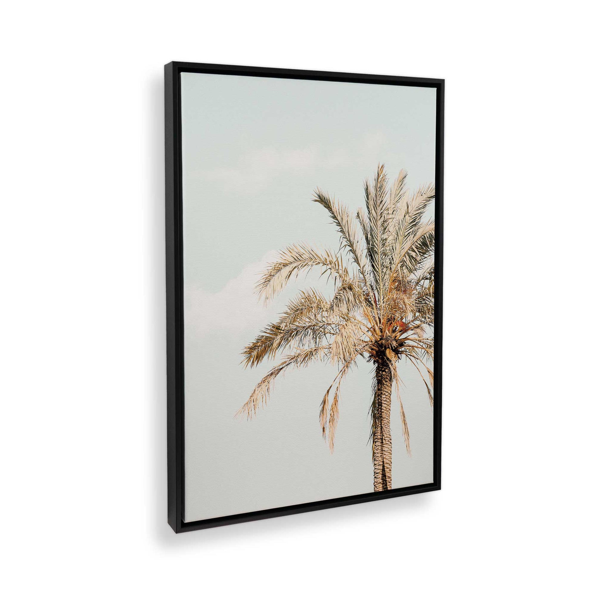 [Color:Satin Black] Picture of art in a Satin Black frame at an angle