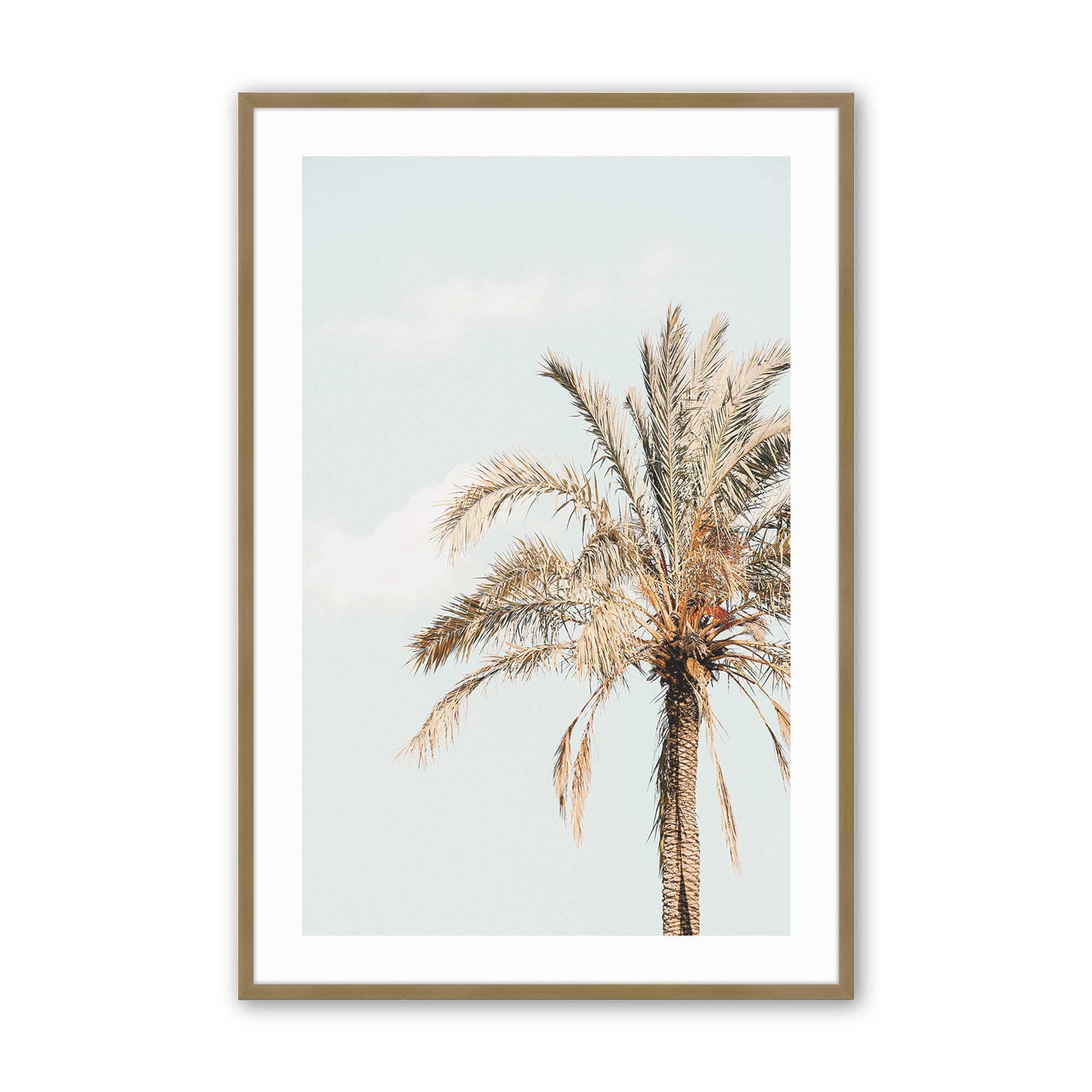 [Color:Brushed Gold] Picture of art in a Brushed Gold frame