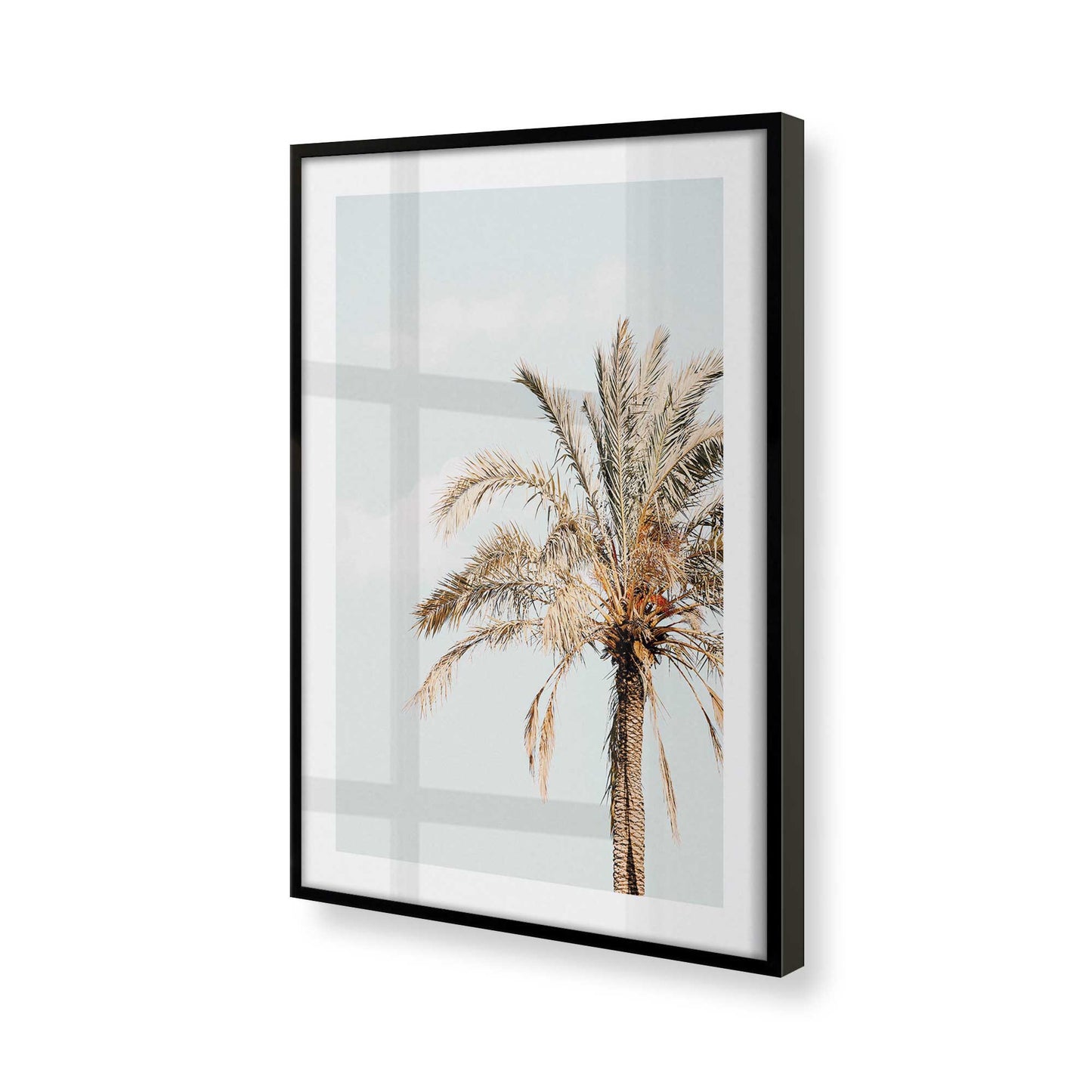 [Color:Satin Black] Picture of art in a Satin Black frame at an angle