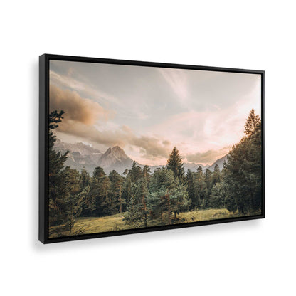 [Color:Satin Black] Picture of art in a Satin Black frame at an angle