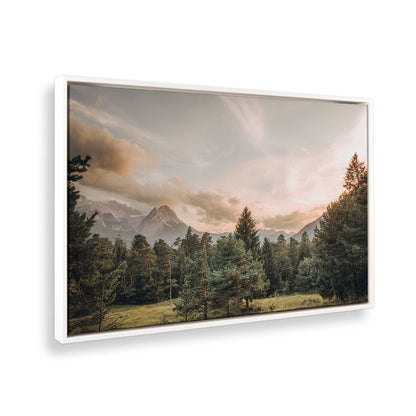 [Color:Opaque White] Picture of art in a White frame at an angle