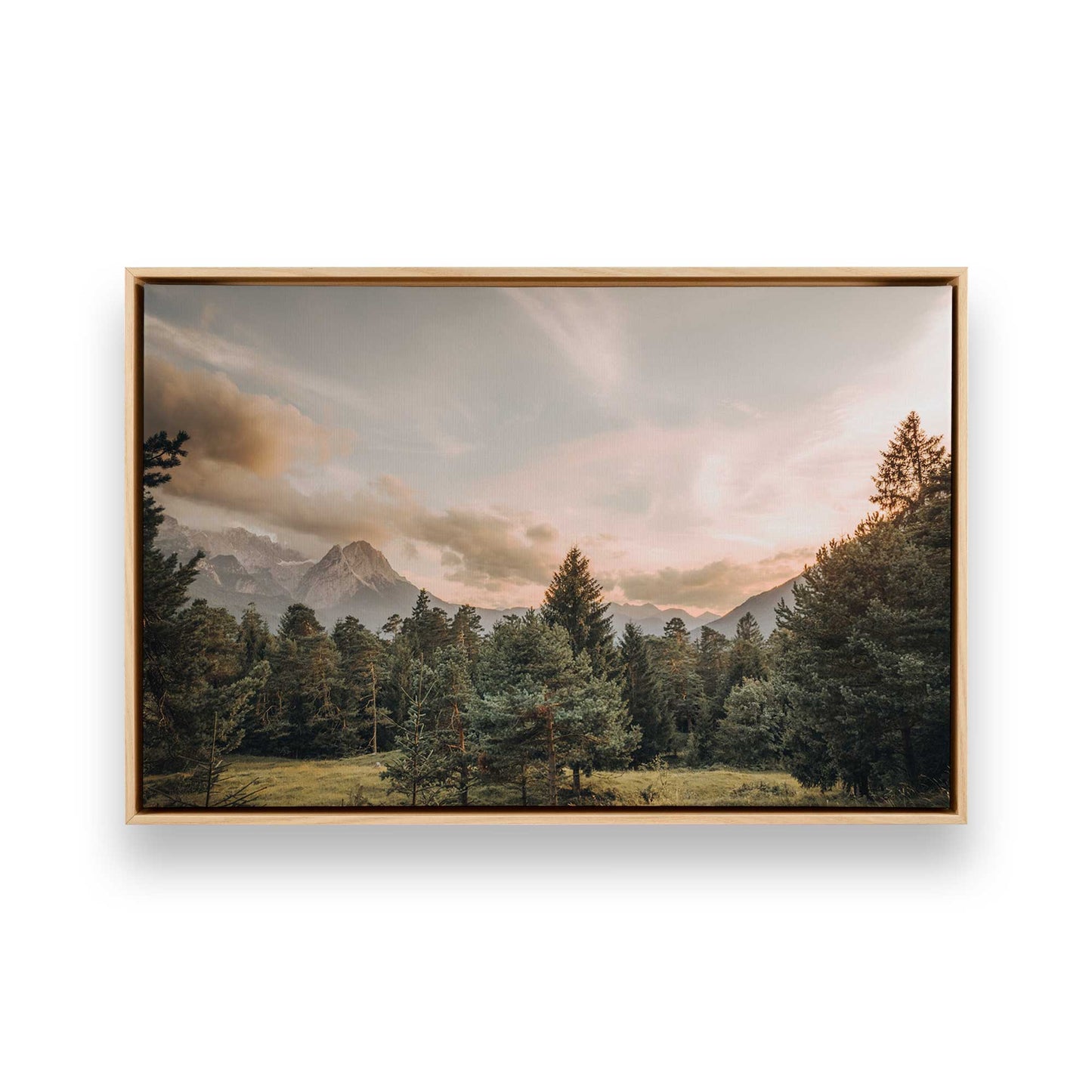 [Color:American Maple] Picture of art in a American Maple frame