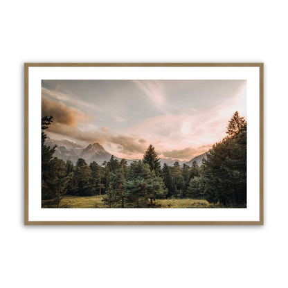 [Color:Brushed Gold] Picture of art in a Brushed Gold frame