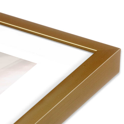 [Color:Polished Gold] Picture of art in a Polished Gold frame of the corner