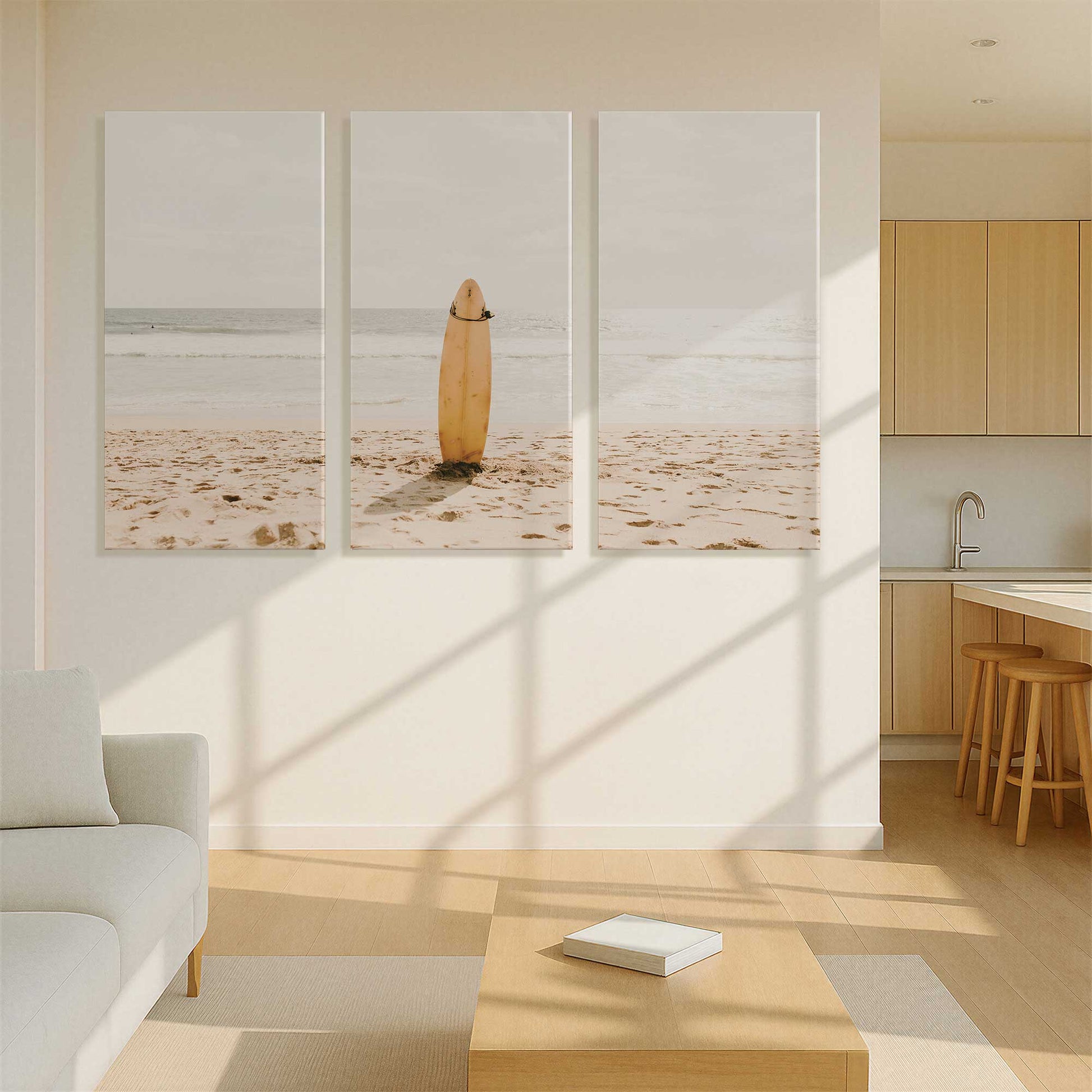 [Color:Stretched Canvas], Picture of art in a room