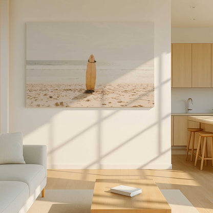 [Color:Stretched Canvas], Picture of art in a room