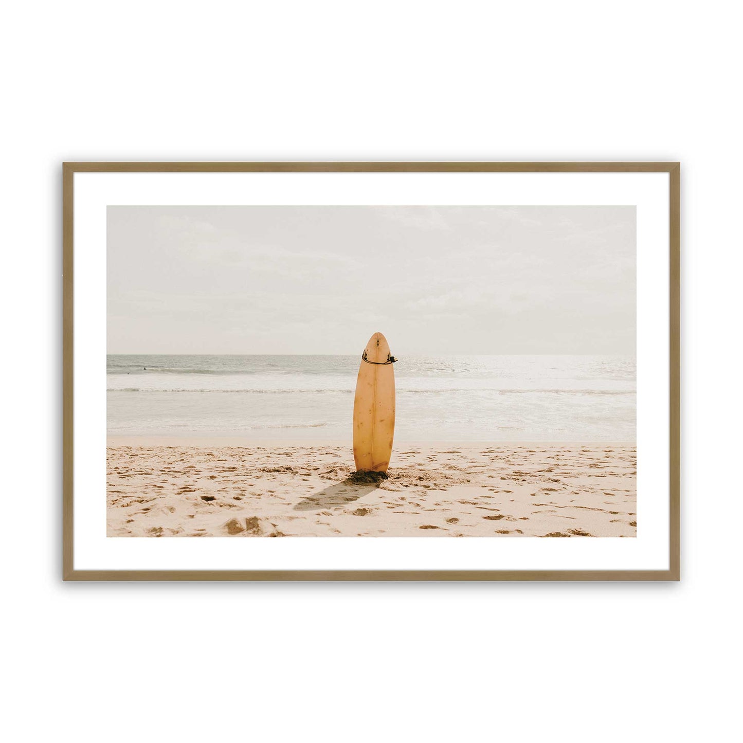 [Color:Brushed Gold] Picture of art in a Brushed Gold frame