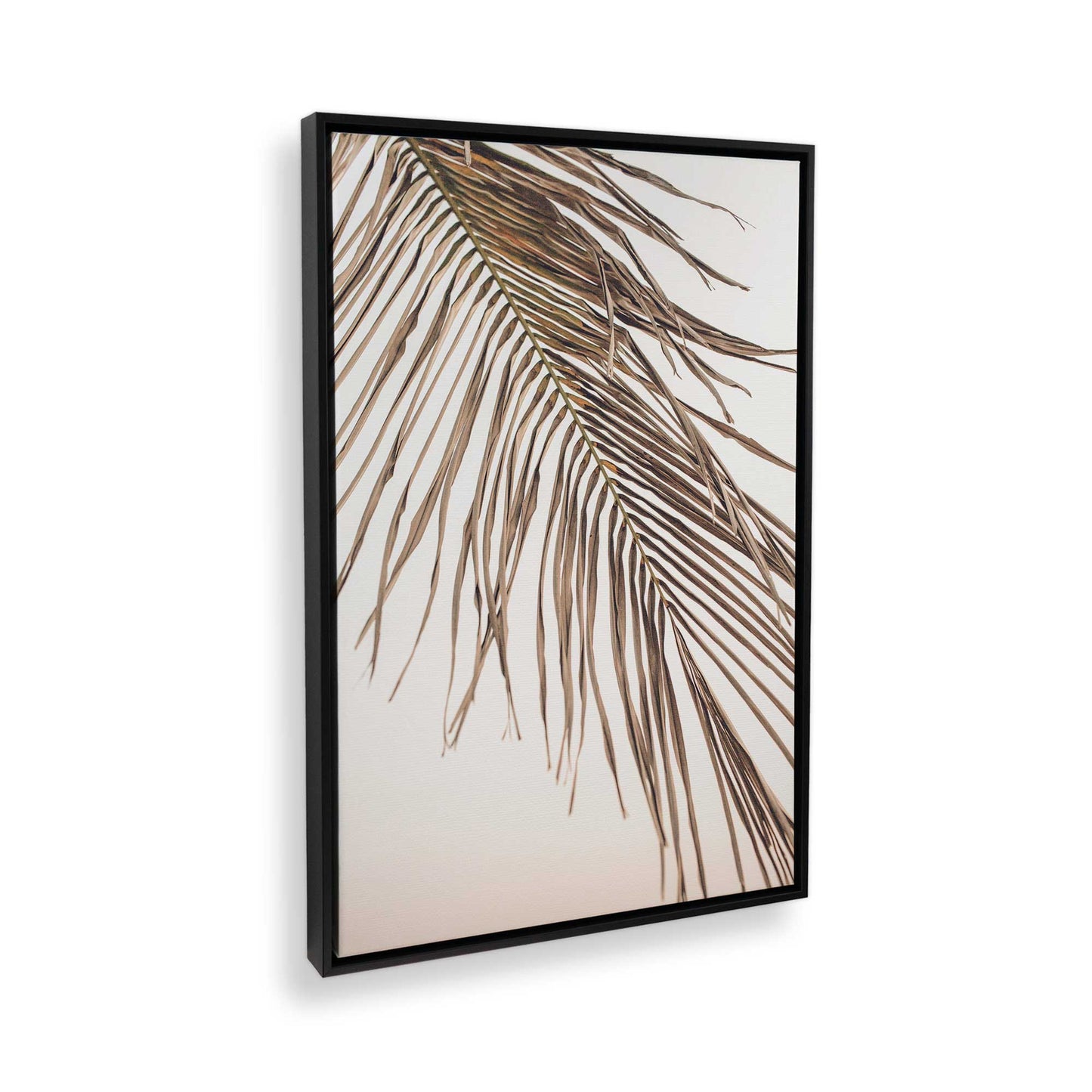 [Color:Satin Black] Picture of art in a Satin Black frame at an angle