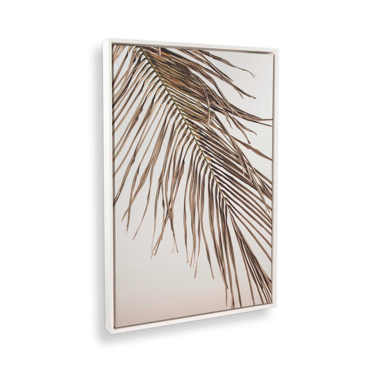 [Color:Opaque White] Picture of art in a White frame at an angle