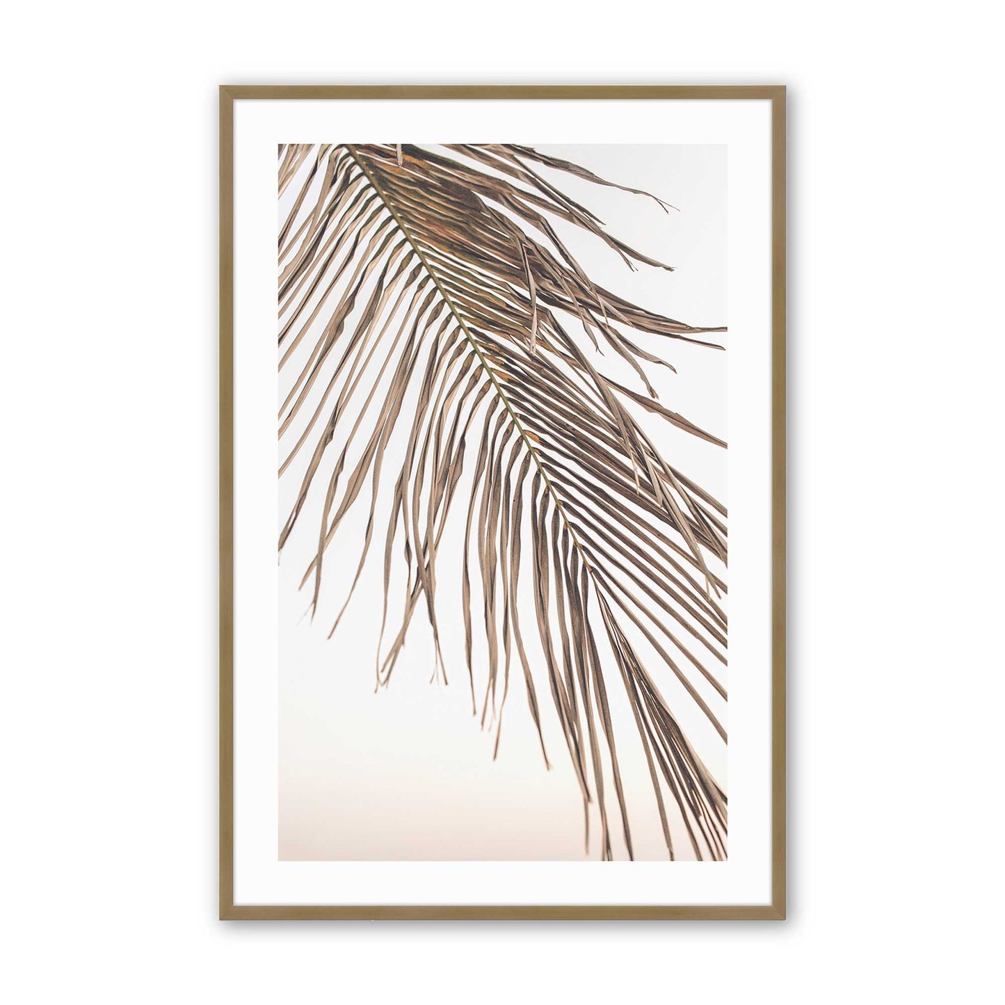 [Color:Brushed Gold] Picture of art in a Brushed Gold frame