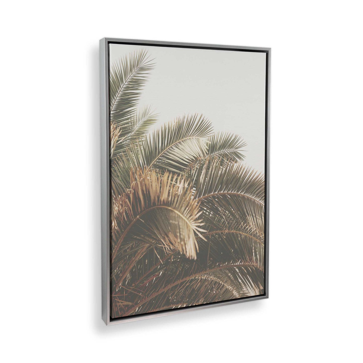 [Color:Polished Chrome] Picture of art in a Polished Chrome frame at an angle