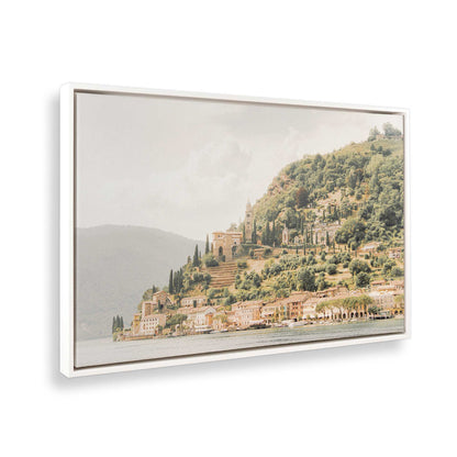 [Color:Opaque White] Picture of art in a White frame at an angle