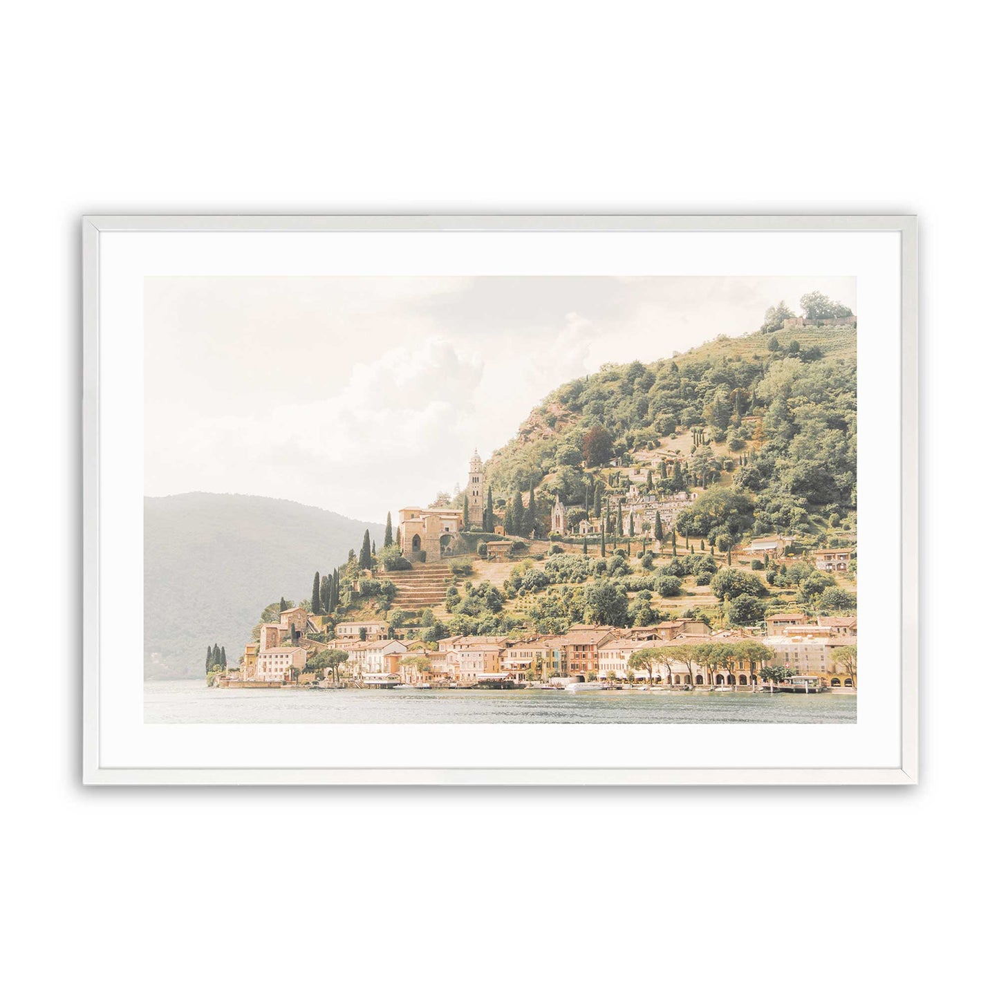 [Color:Opaque White] Picture of art in a Opaque White frame