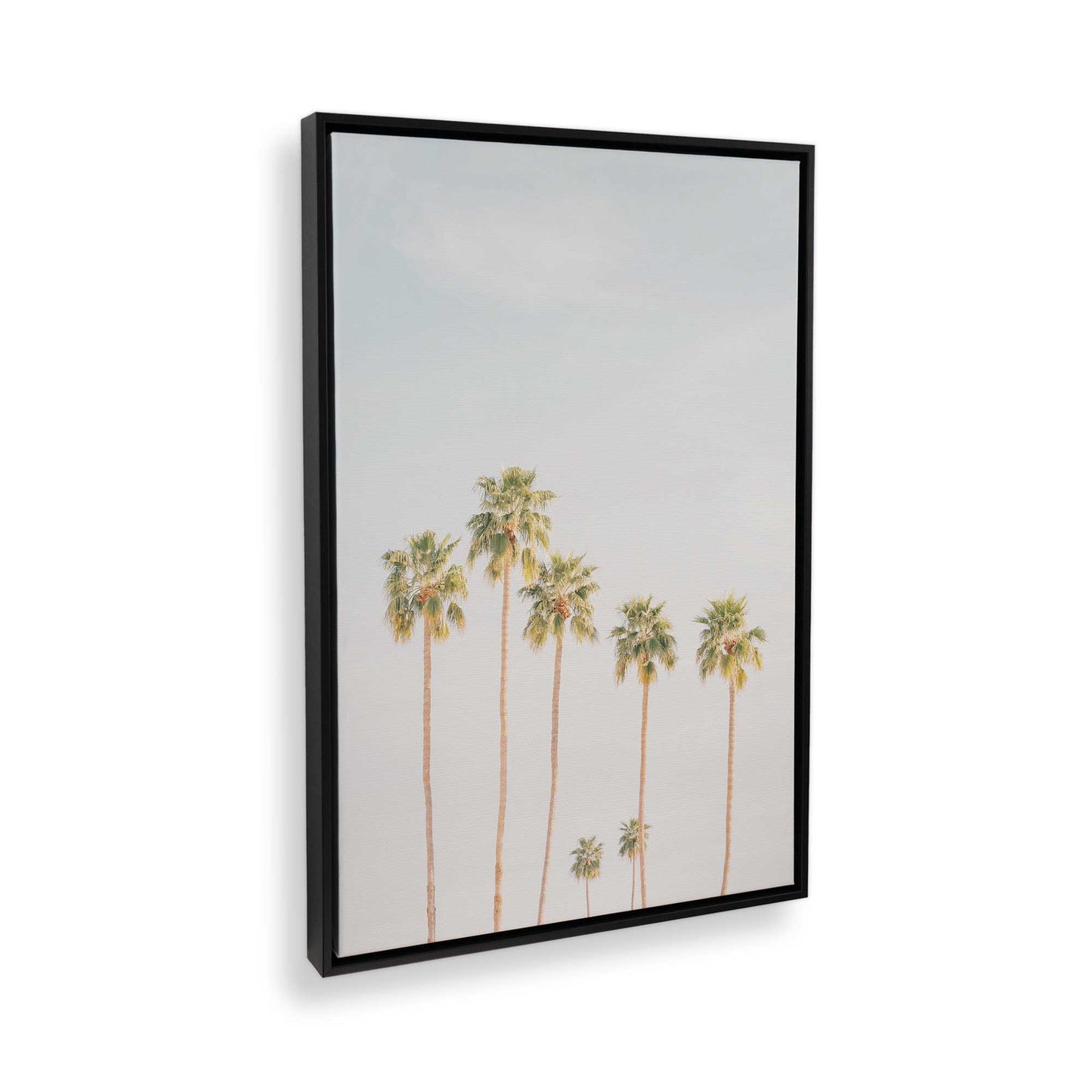 [Color:Satin Black] Picture of art in a Satin Black frame at an angle