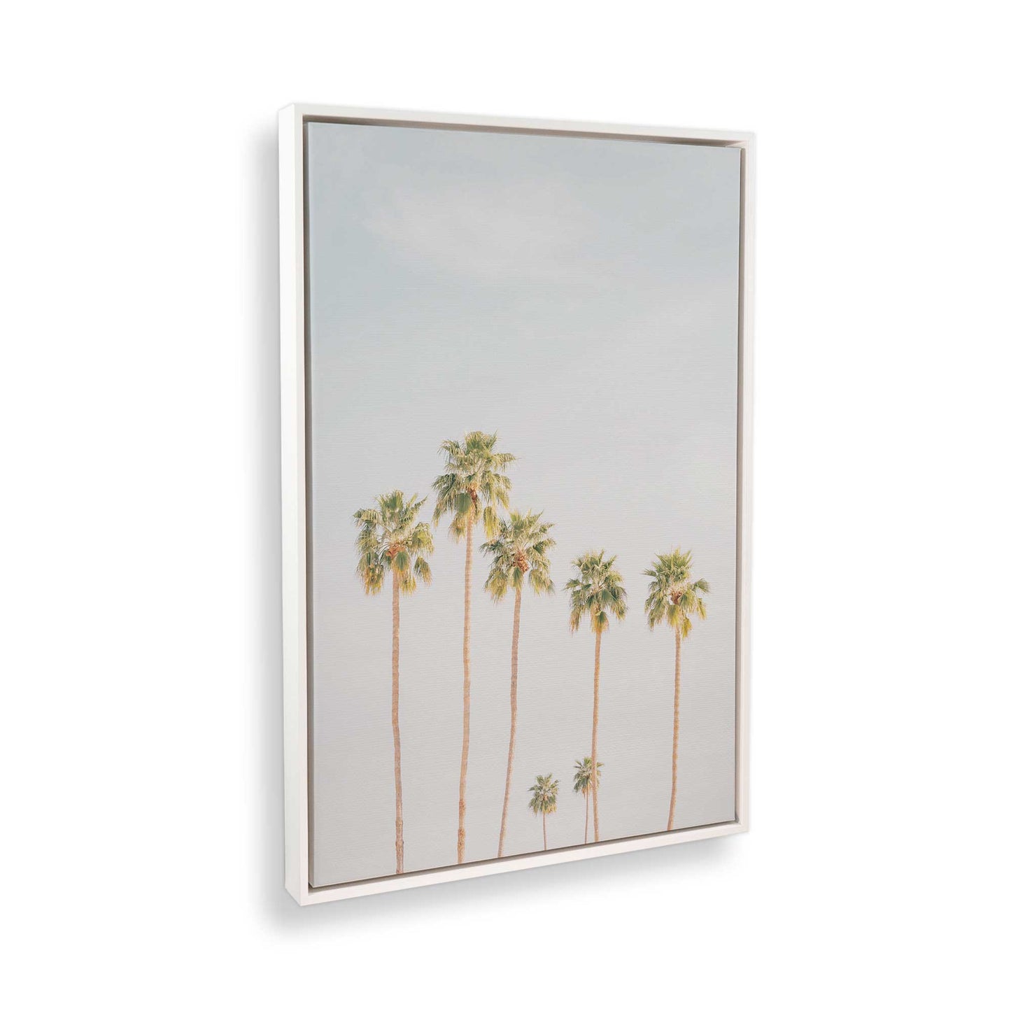 [Color:Opaque White] Picture of art in a White frame at an angle