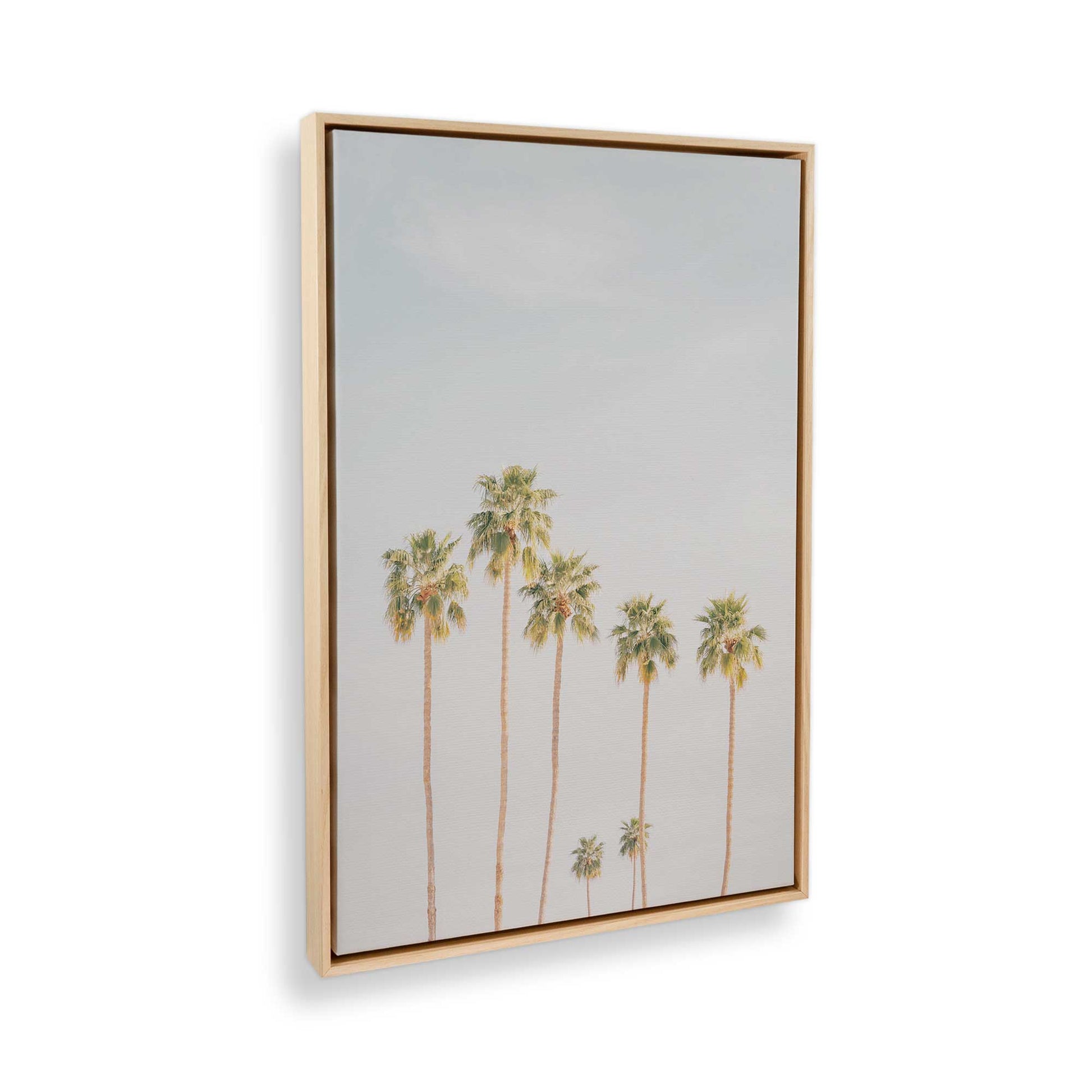 [Color:American Maple] Picture of art in a American Maple frame at an angle