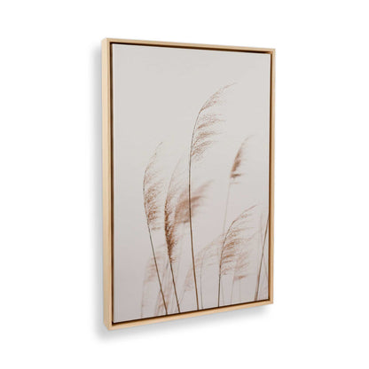 [Color:American Maple] Picture of art in a American Maple frame at an angle