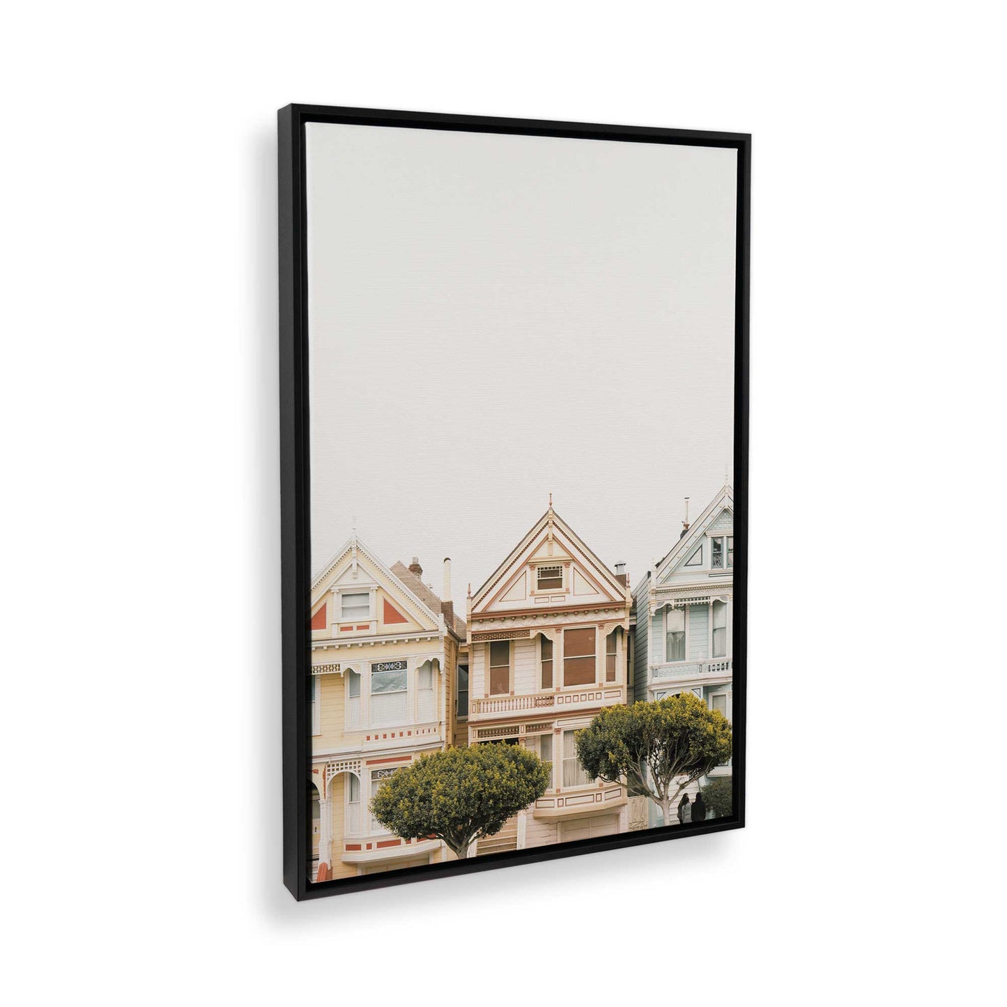 [Color:Satin Black] Picture of art in a Satin Black frame at an angle