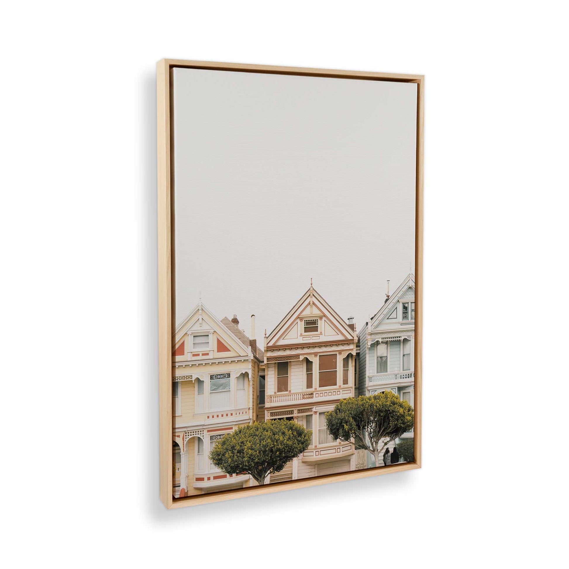 [Color:American Maple] Picture of art in a American Maple frame at an angle