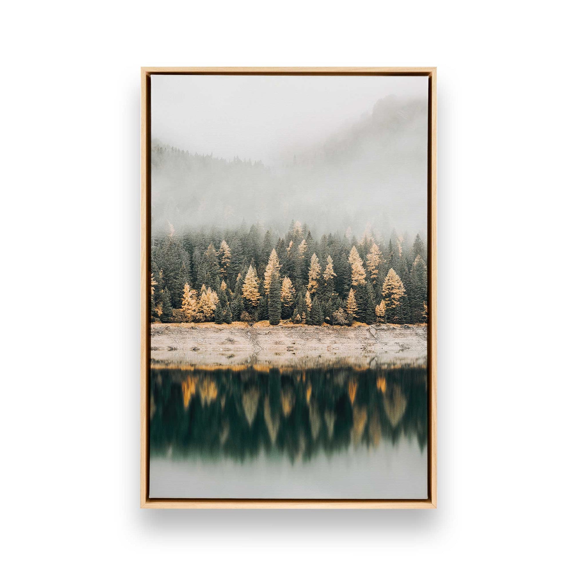 [Color:American Maple] Picture of art in a American Maple frame