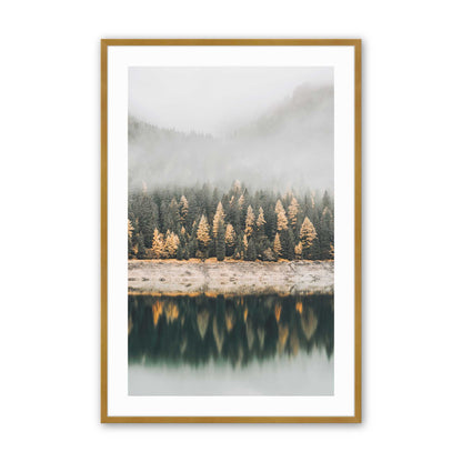 [Color:Polished Gold] Picture of art in a Polished Gold frame