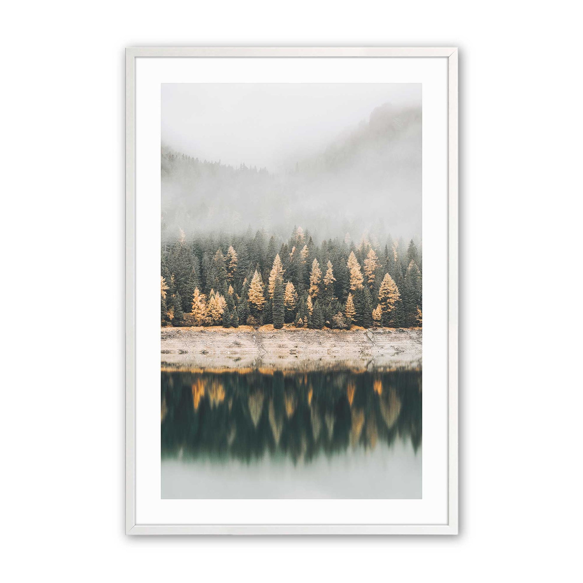 [Color:Opaque White] Picture of art in a Opaque White frame