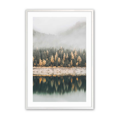 [Color:Opaque White] Picture of art in a Opaque White frame