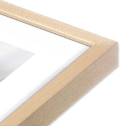 [Color:Raw Maple] Picture of art in a Raw Maple frame of the corner