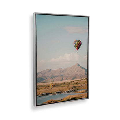 [Color:Polished Chrome] Picture of art in a Polished Chrome frame at an angle