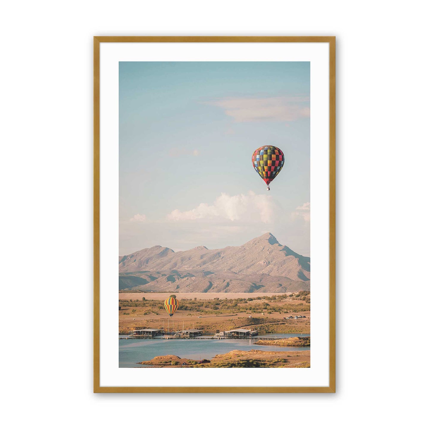 [Color:Polished Gold] Picture of art in a Polished Gold frame