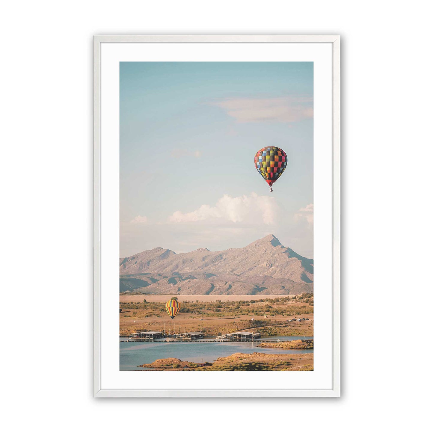 [Color:Opaque White] Picture of art in a Opaque White frame