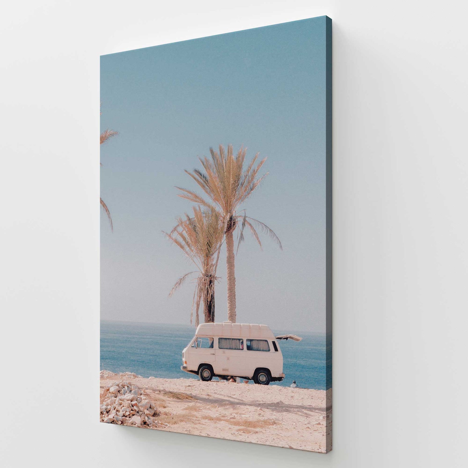 [Color:Stretched Canvas], Picture of art at an angle