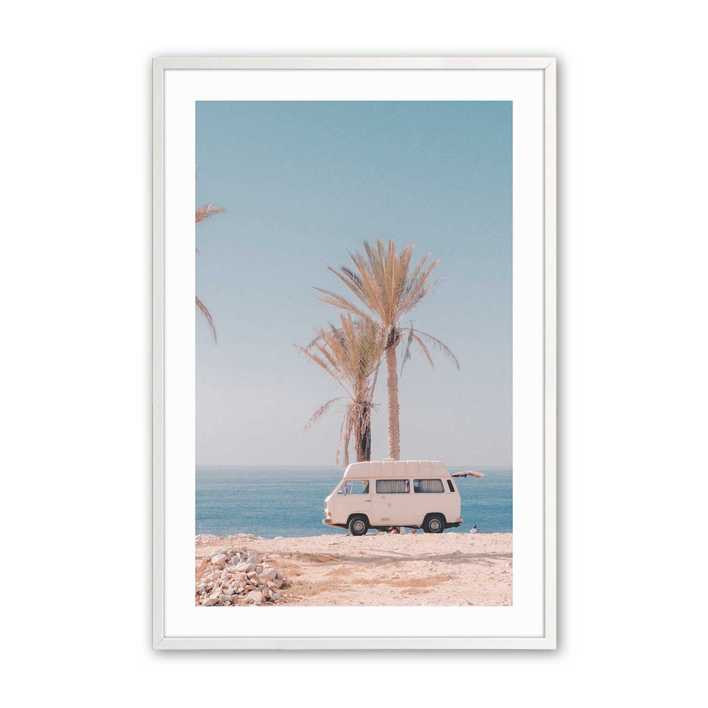 [Color:Opaque White] Picture of art in a Opaque White frame