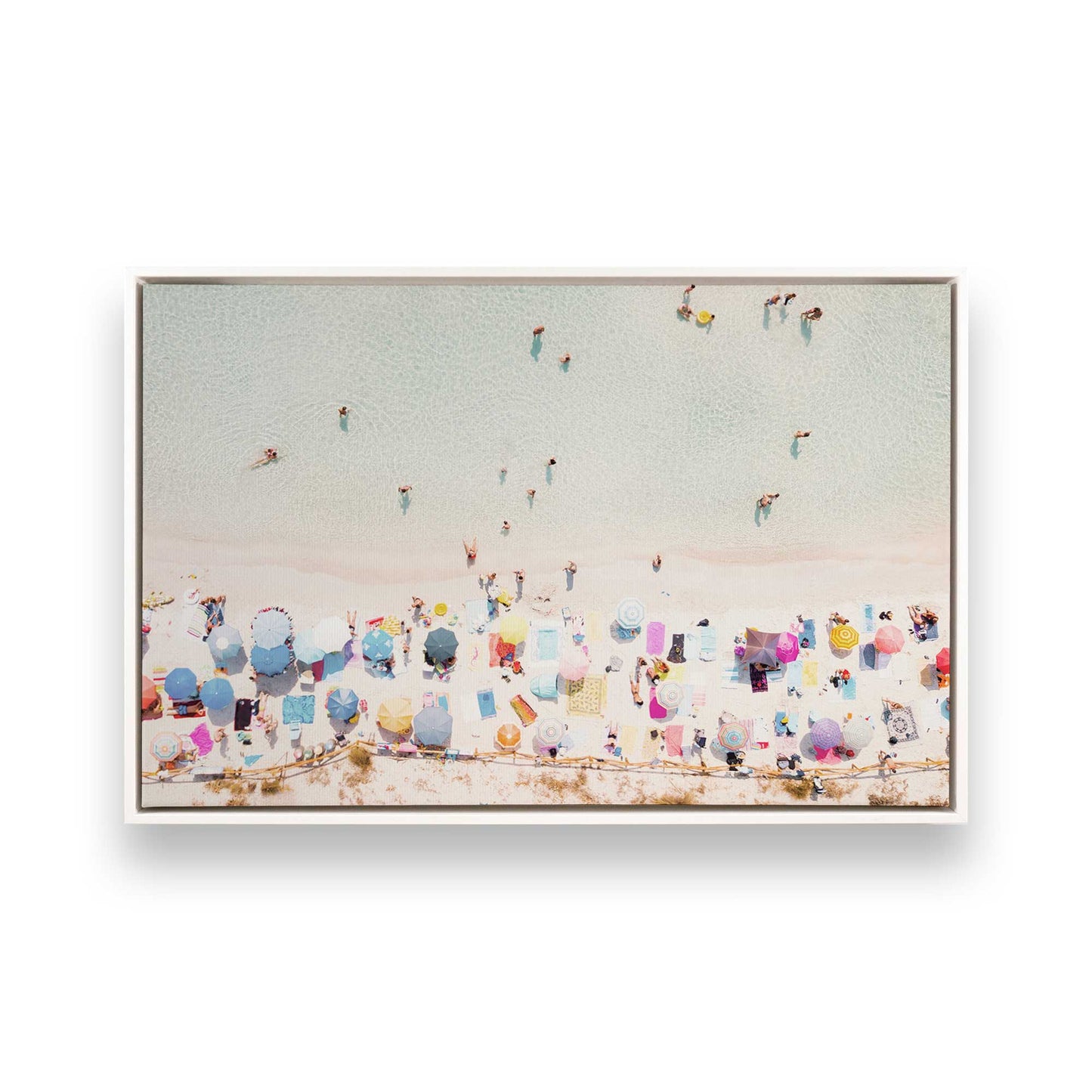 [Color:Opaque White] Picture of art in a White frame