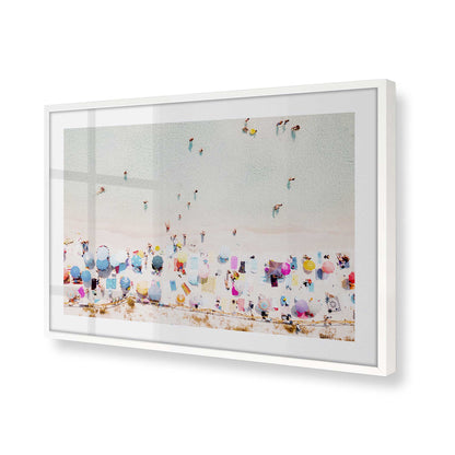 [Color:Opaque White] Picture of art in a Opaque White frame of the corner