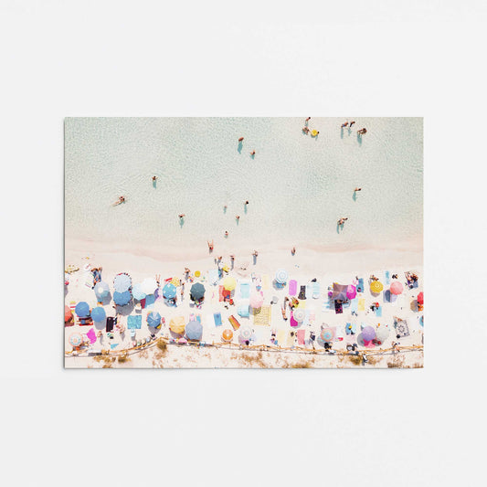 Beach Umbrella Dance Promotional Rolled Print