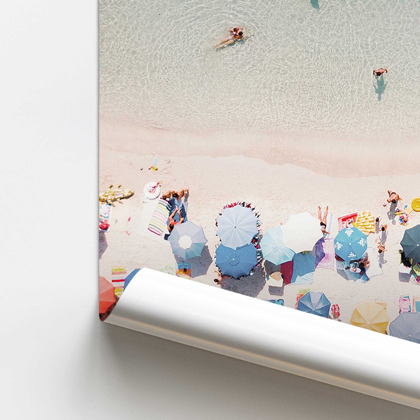 Beach Umbrella Dance Promotional Rolled Print