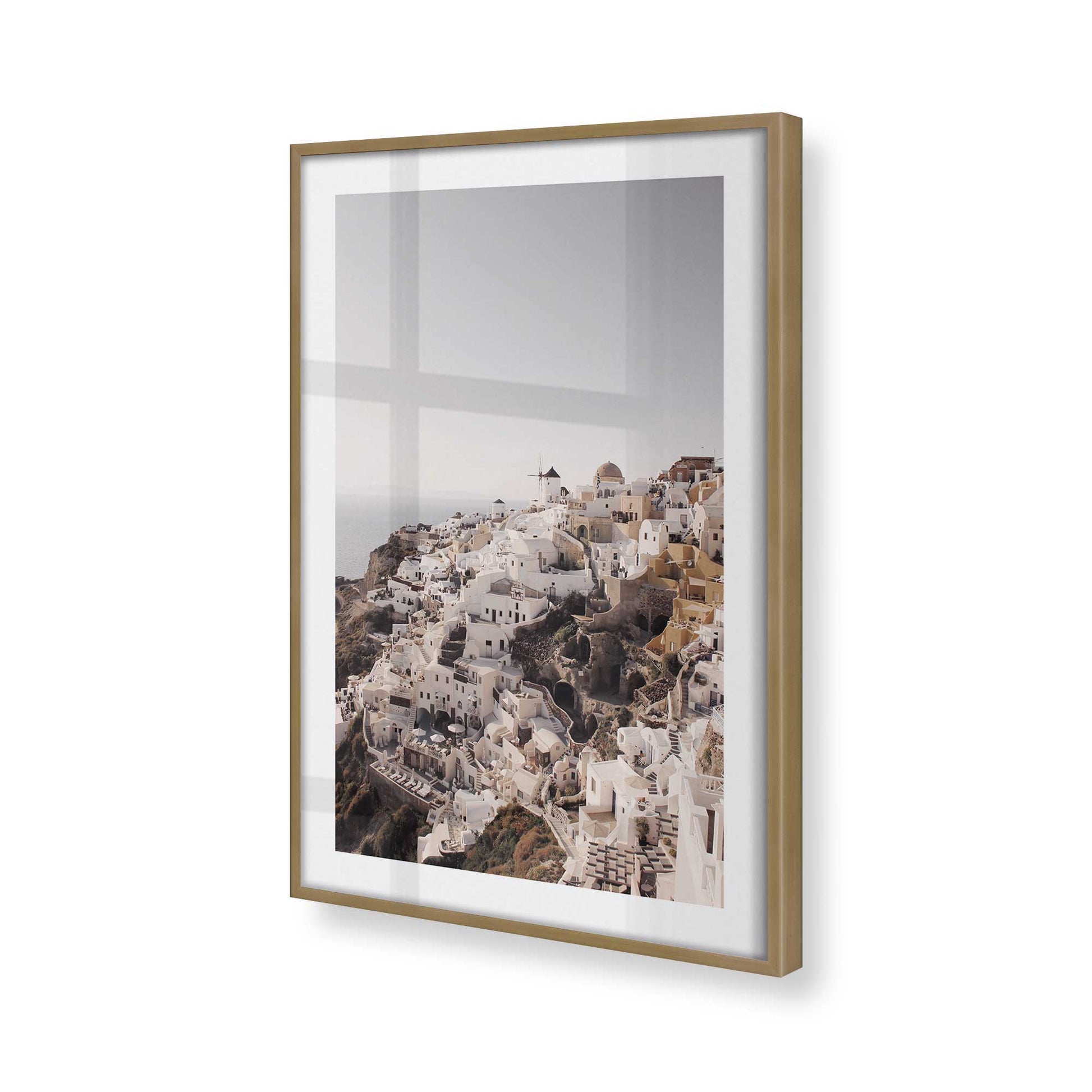 [Color:Brushed Gold] Picture of art in a Brushed Gold frame of the corner