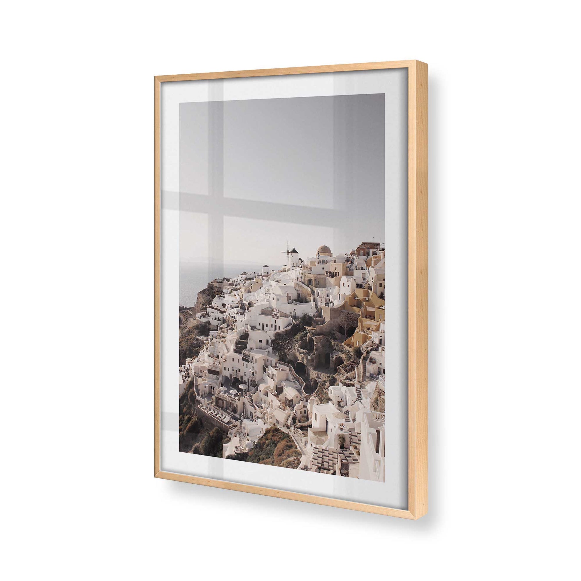 [Color:Raw Maple] Picture of art in a Raw Maple frame of the corner