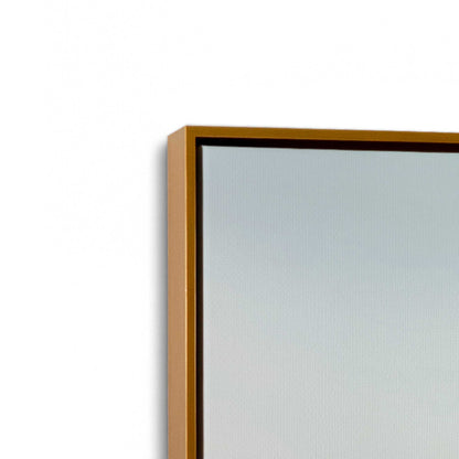 [Color:Polished Gold] Picture of art in a Polished Gold frame at an angle