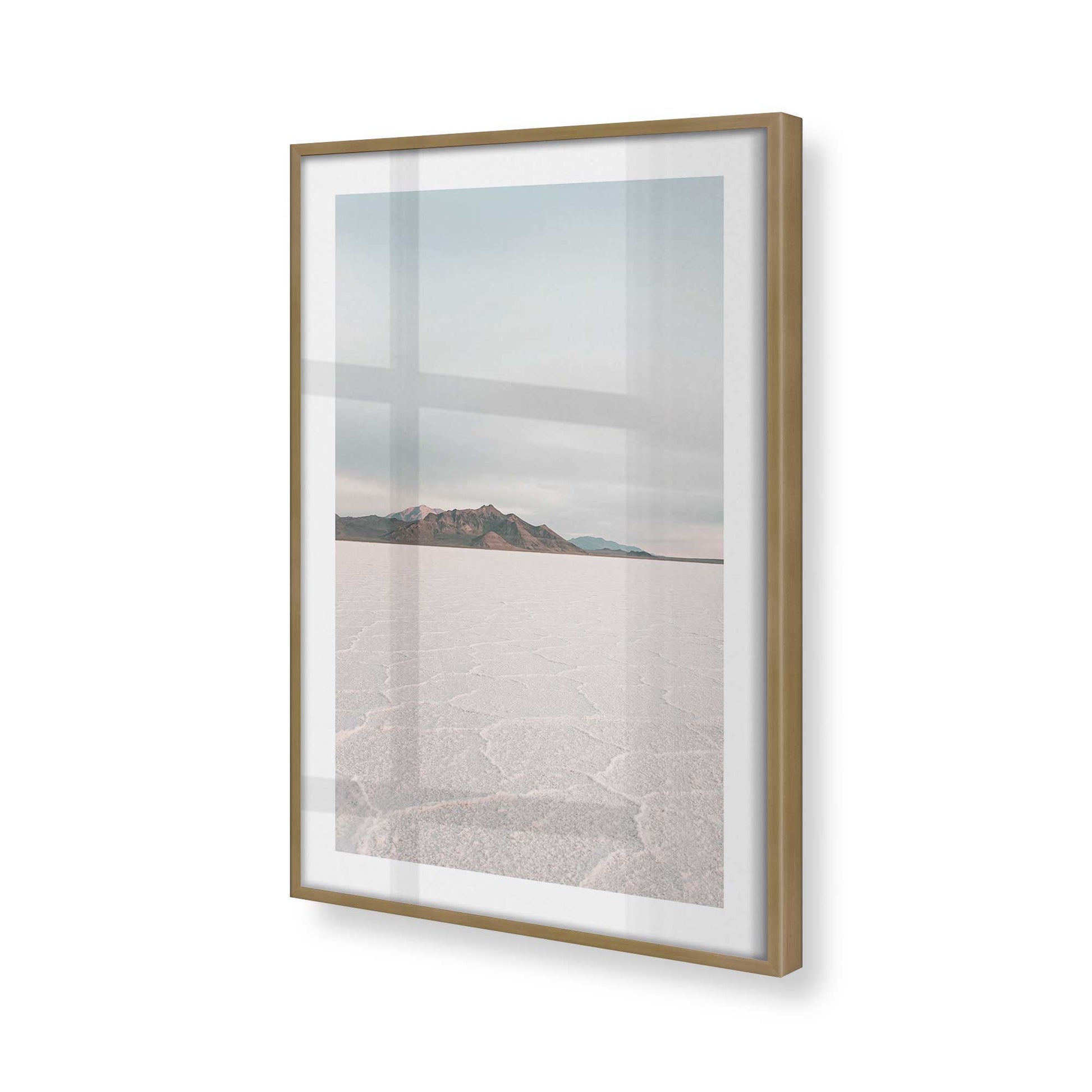 [Color:Brushed Gold] Picture of art in a Brushed Gold frame of the corner