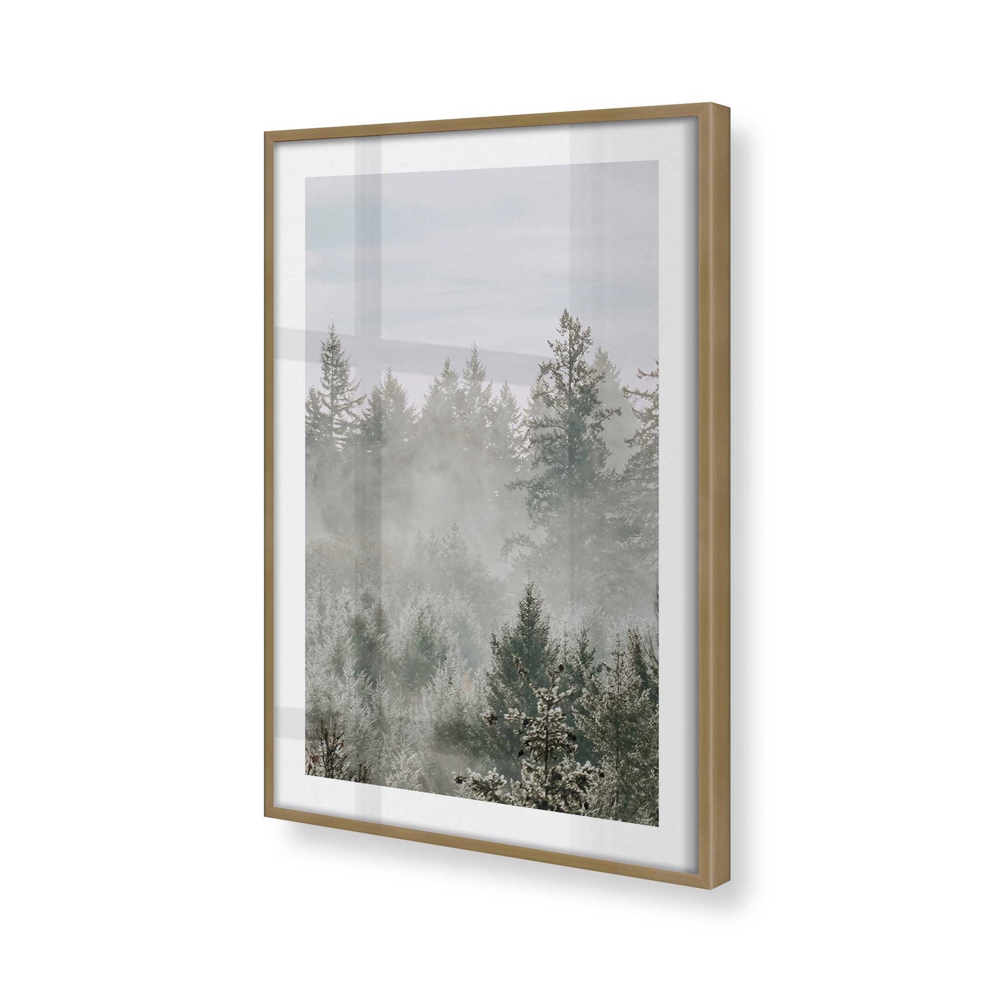 [Color:Brushed Gold] Picture of art in a Brushed Gold frame of the corner