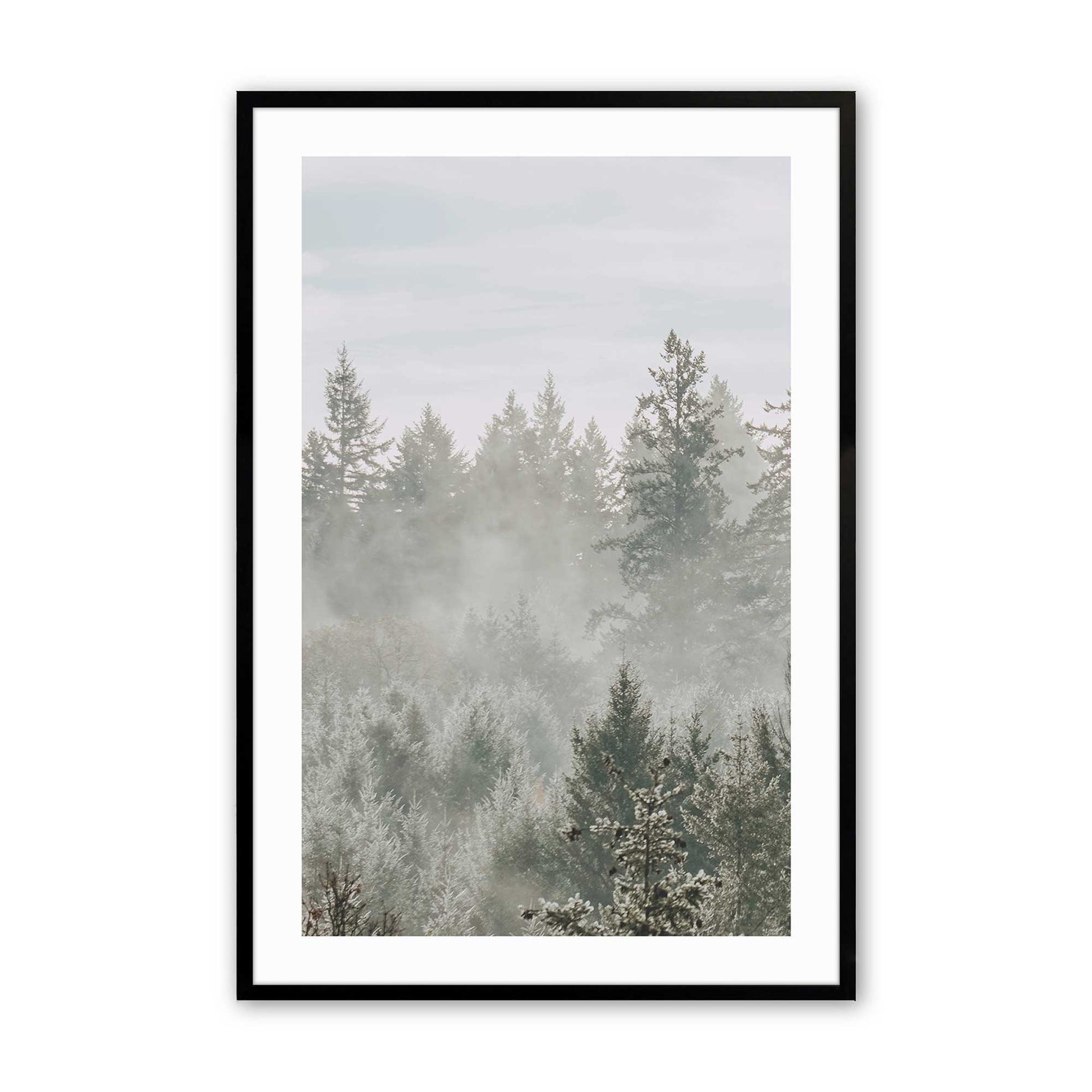 [Color:Satin Black], Picture of art in a Satin Black frame
