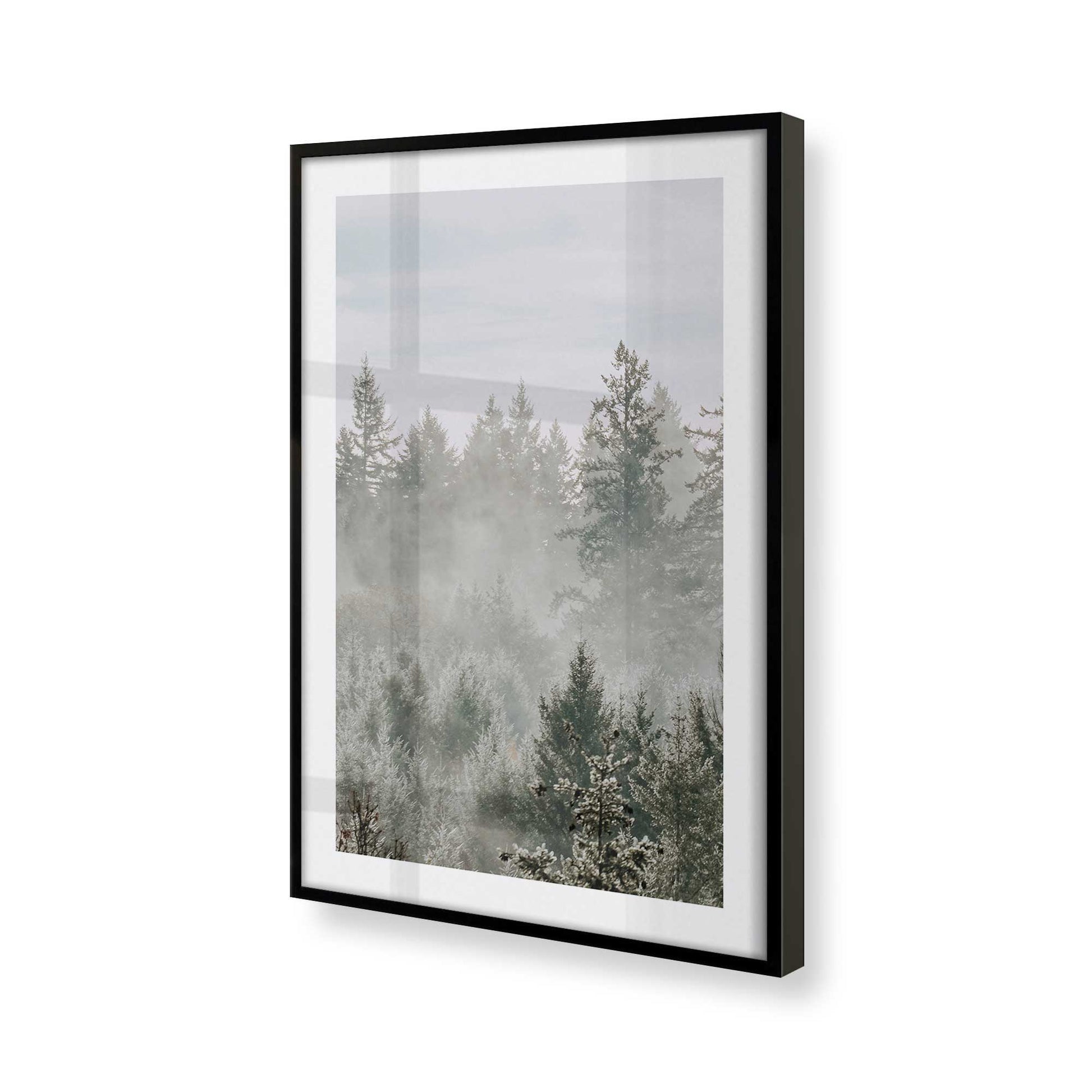 [Color:Satin Black] Picture of art in a Satin Black frame of the corner