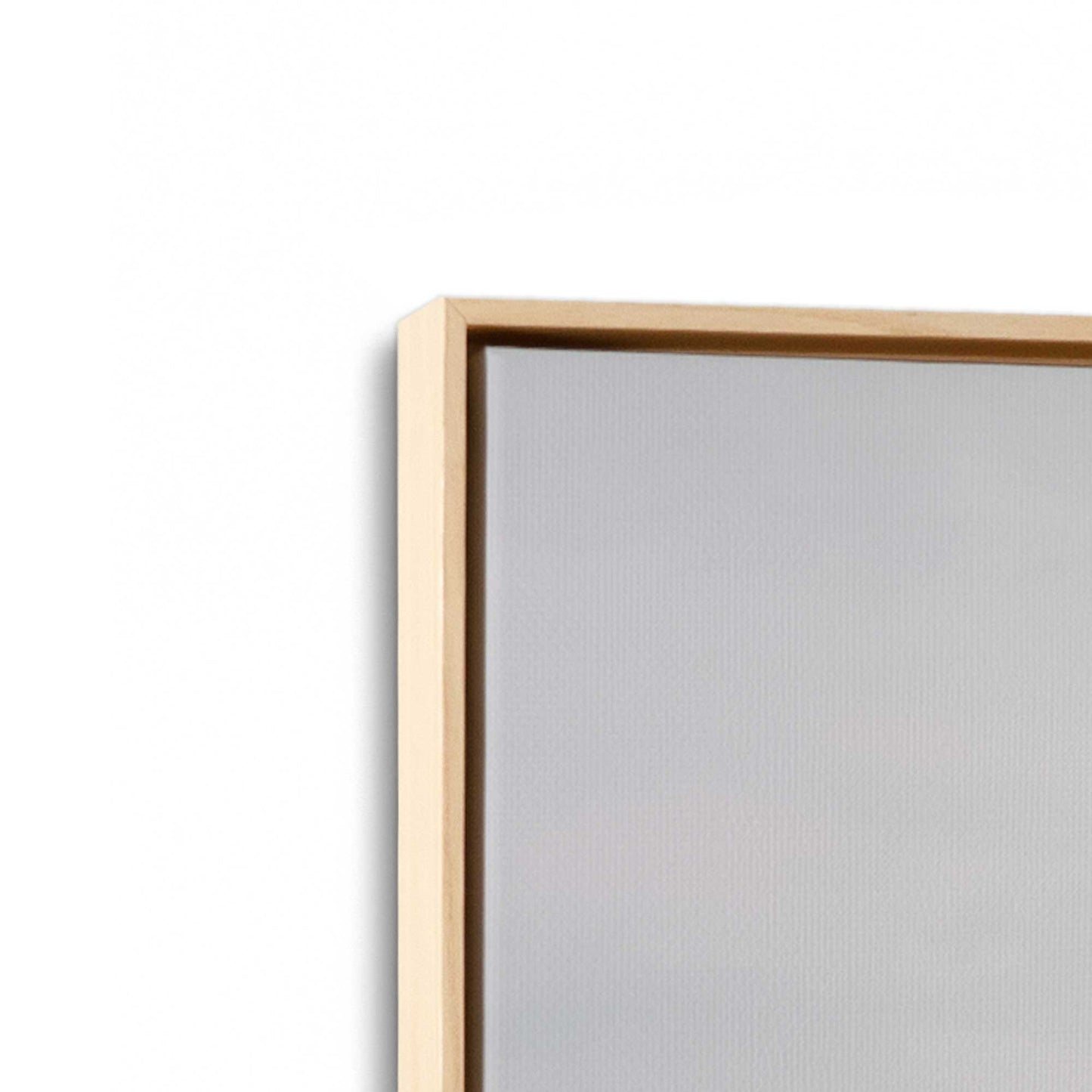 [Color:American Maple] Picture of art in a American Maple frame at an angle