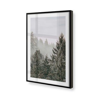 [Color:Satin Black] Picture of art in a Satin Black frame of the corner